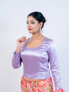 Lavender Smoky Blouse