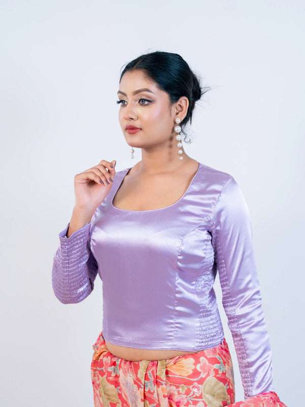 Lavender Smoky Blouse