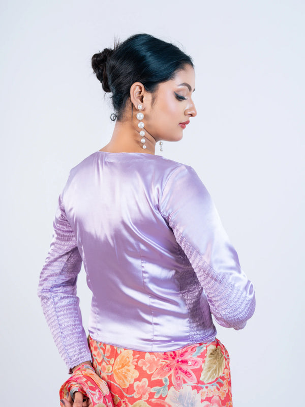 Lavender Smoky Blouse