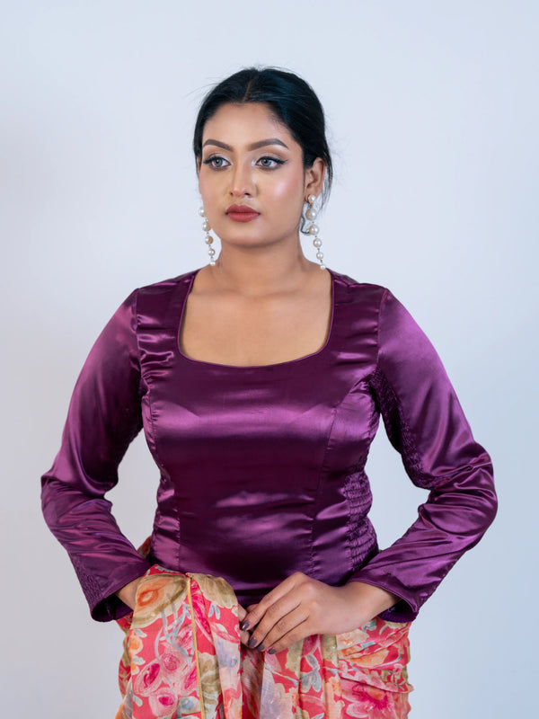Purple Smokey Blouse