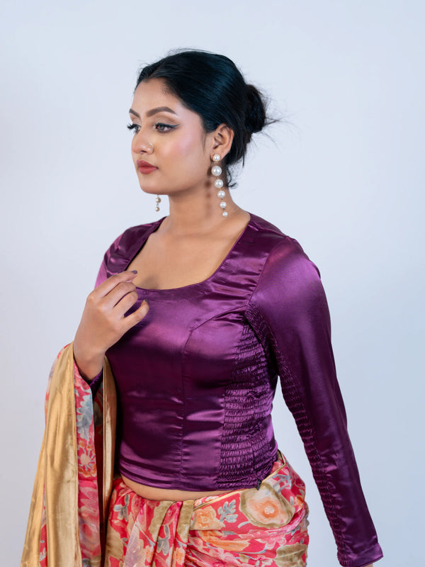 Purple Smokey Blouse