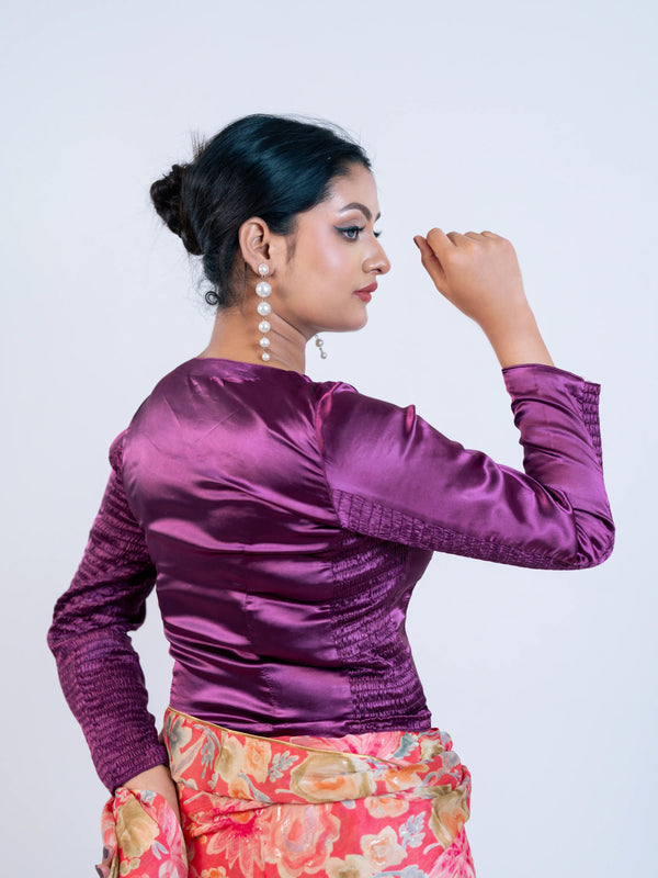 Purple Smokey Blouse