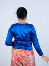 Royal Blue Smokey Blouse