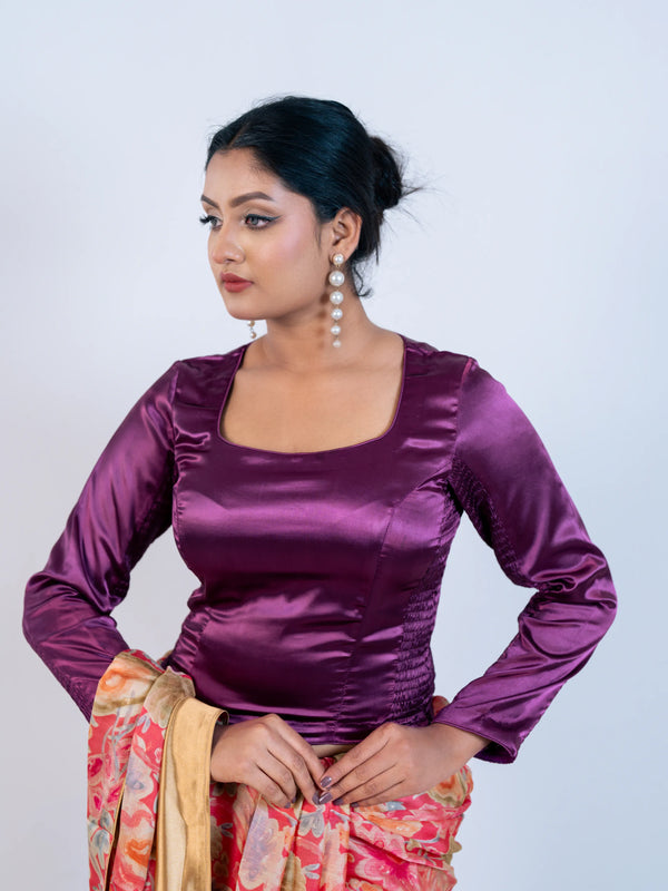 Purple Smokey Blouse