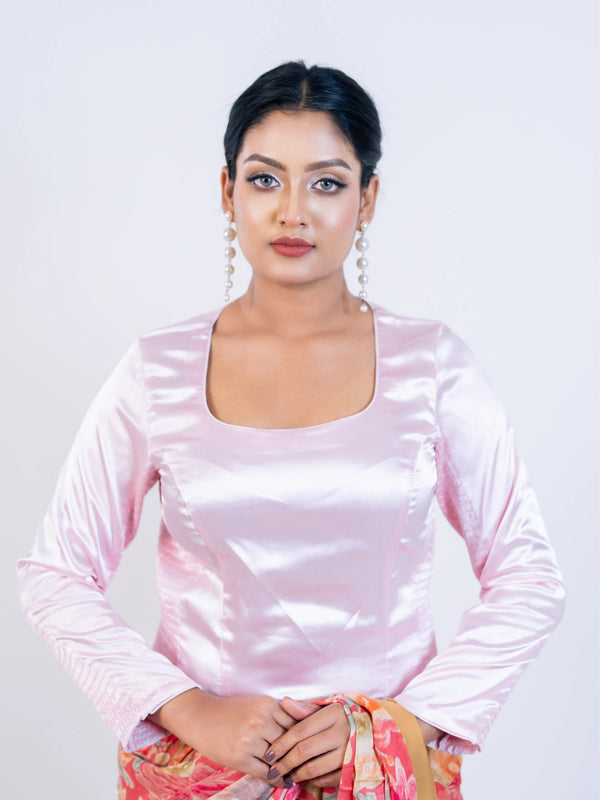 Baby Pink Smoky Blouse
