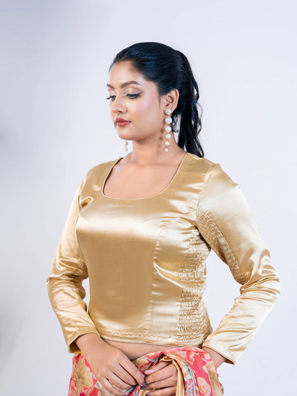 Gold Smokey Blouse