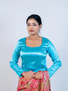 Sky Blue Smoky Blouse