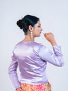 Lavender Smoky Blouse