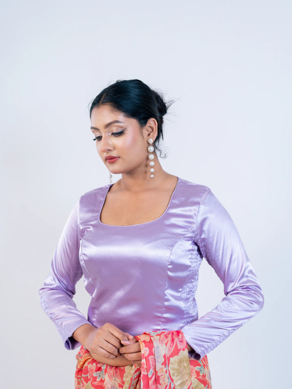 Lavender Smoky Blouse