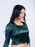 Bottle Green Smokey Blouse