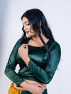 Bottle Green Smokey Blouse