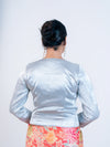 Silver Smokey Blouse