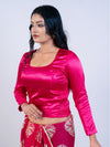 Magenta Smokey Blouse