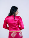 Magenta Smokey Blouse