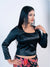 Black Smoky Blouse