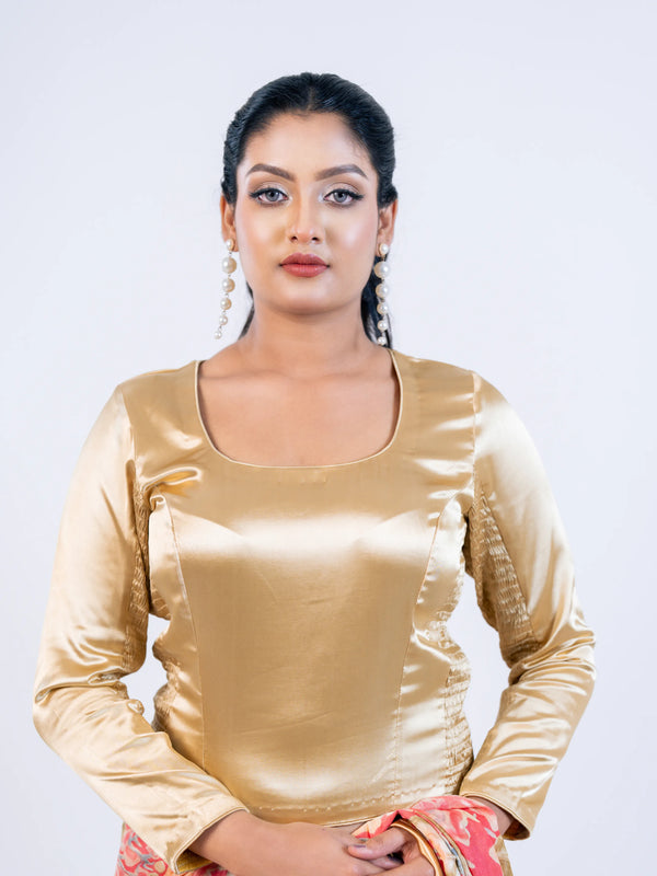 Gold Smokey Blouse