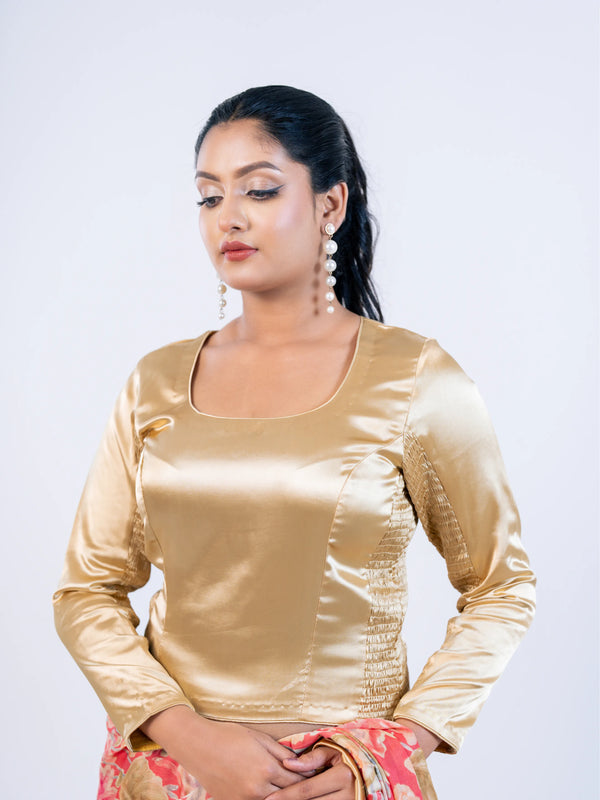 Gold Smokey Blouse