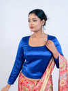 Royal Blue Smokey Blouse