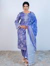 Lavender Three Piece Set Unstitched