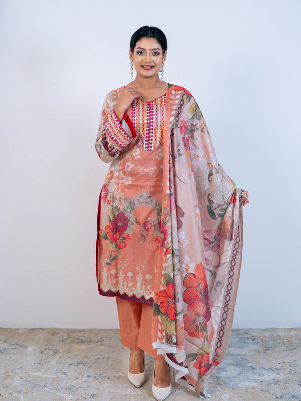 Pitch Three-Piece Set Unstitched