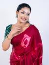 Royal Red Indian Soft Silk Saree with Blouse